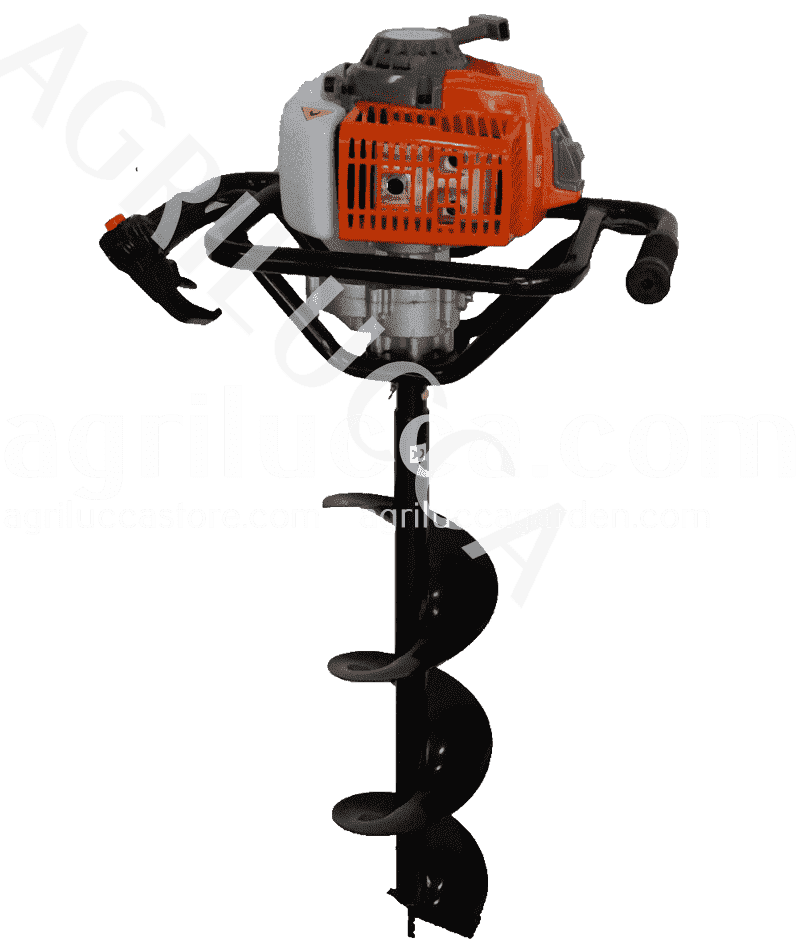 Trivella a scoppio 63cc 4.0 hp punta 20 cm doppio spessore — AGRILUCCA